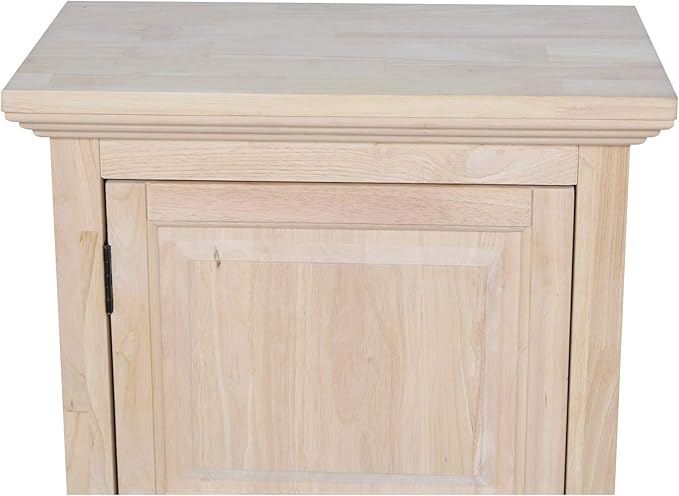 International Concepts Home Accents Unfinished 36" Single Jelly Cabinet