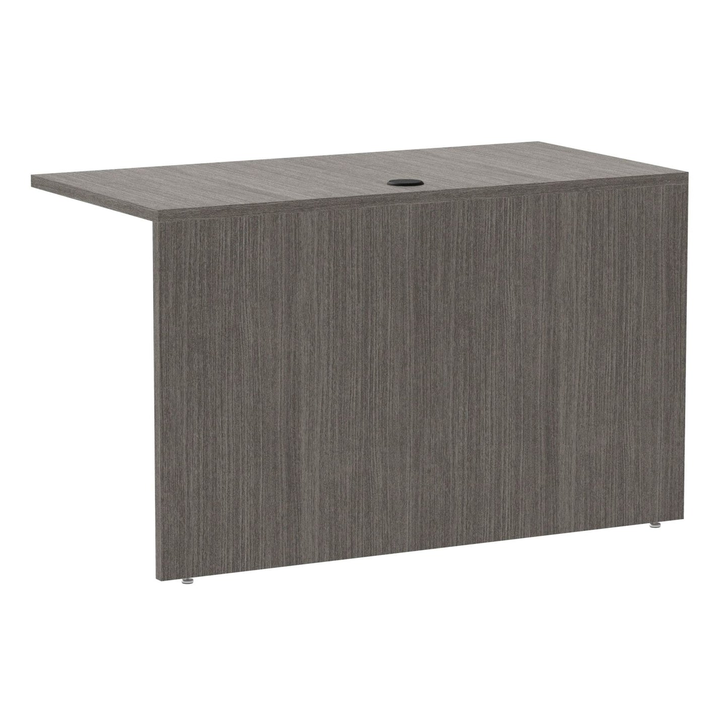 Alera Alera Valencia Series Reversible Return/Bridge Shell, 47.25w x 23.63d x 29.5h, Gray