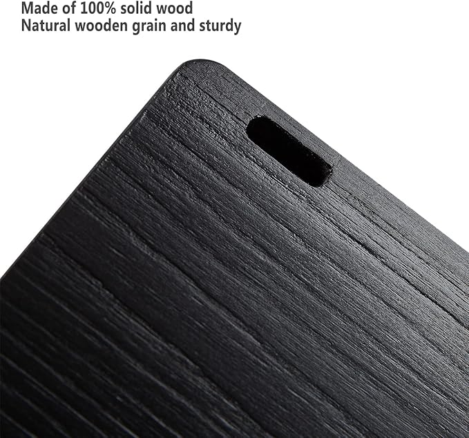 AZSKY Classic Nursery Book Shelves Black Wooden Floating Shelves Wall Bookshelf