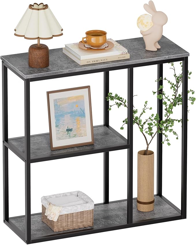 WOHOMO Console Table, 12 Inch Narrow Entryway Table