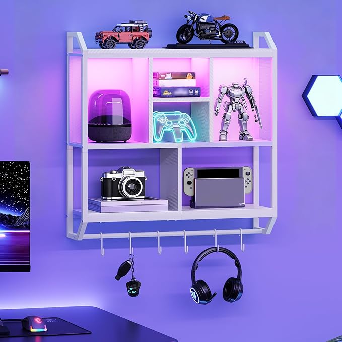 HOOBRO Gaming Floating Shelves