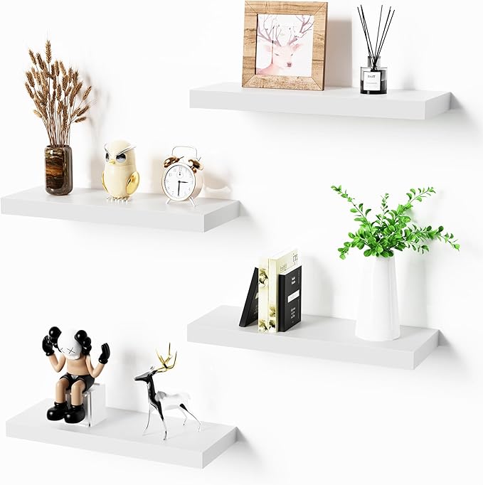 Bellsal Floating Shelves for Wall, Living Room, Bathroom Storage, Book Shelf