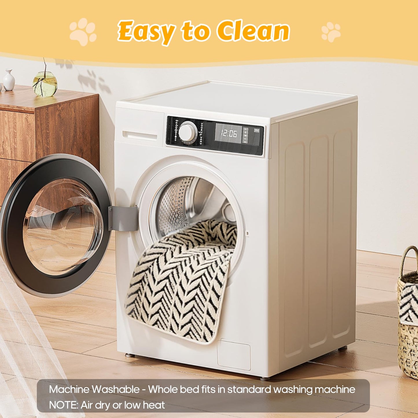 Calming Dog Bed Mats with Neck & Head Support, Soft Flannel Pet Couch Bed for Small and Medium Dogs & Cats, Pet Washable Couch Covers for Sofa