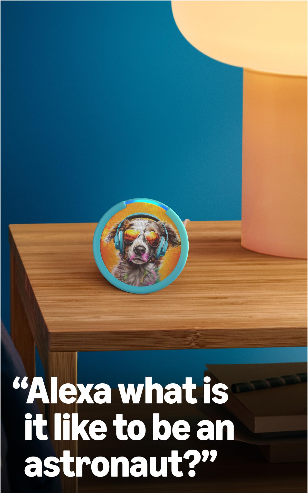 Amazon Echo Pop Kids (newest model), Enjoy age-appropriate audiobooks, interactive games and Alexa+ experiences to create and learn, Disney Princess design