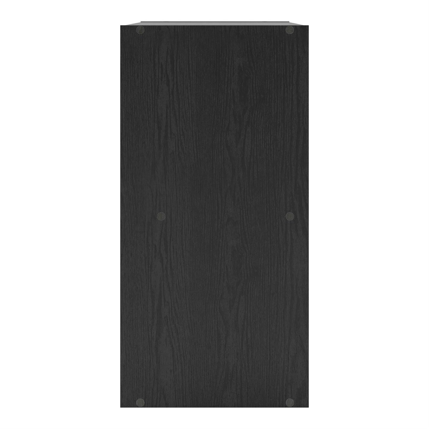 Homes: Inside + Out Apexa 4-Cube Storage Organizer Shelves, Stackable Wood Bookcase Fits Cubby Bins for Organization, Dorm Teen Room Decor & Home Office, Black