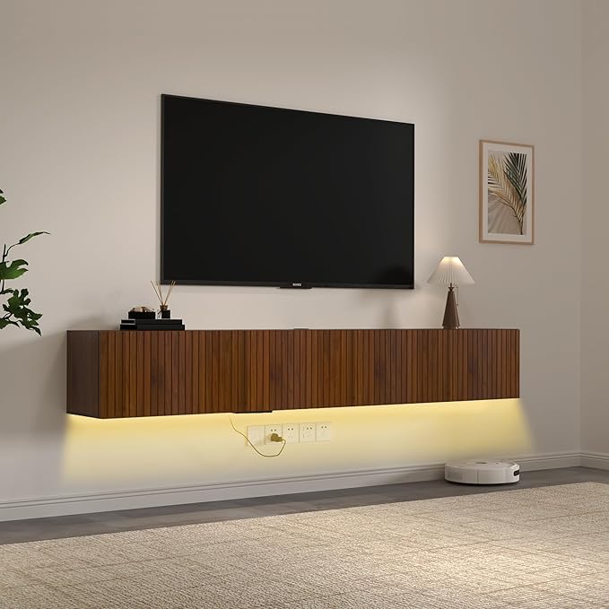 EazeHome 82" Floating TV Stand
