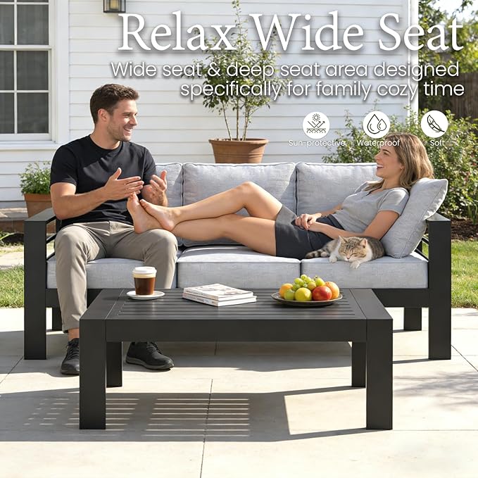 LayinSun Aluminum Furniture Set