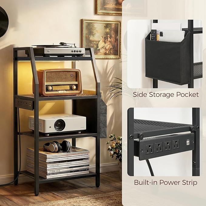 MAHANCRIS 4-Tier AV Media Stand