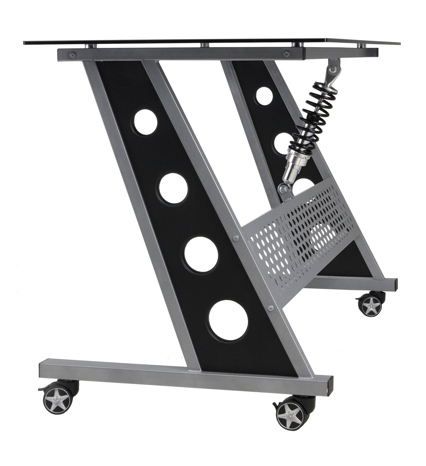 Pitstop Furniture IND1200B Black Compact Desk