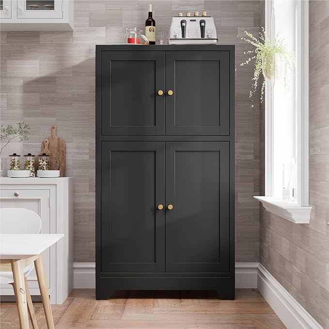 Bevivog Black Metal Locker Cabinet