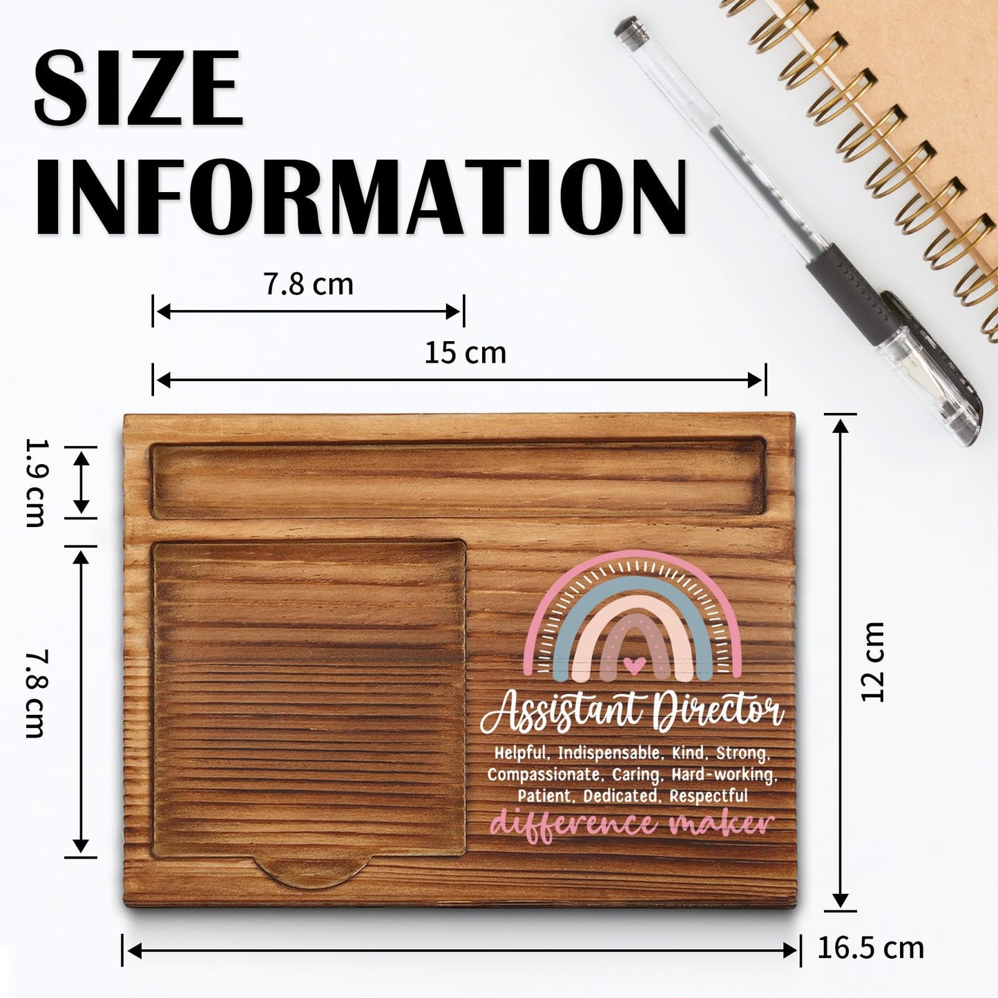 Assistant Director Sticky Note Holder, Assistant Director Office Decor, Assistant Director Gifts, Assistant Director Thank You Appreciation Gifts for Women Self-Stick Note Pad Holders WPP10