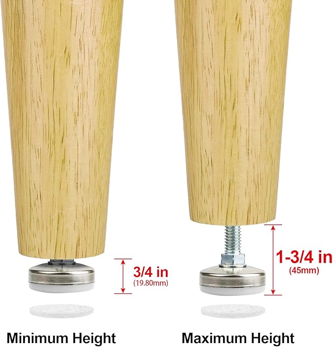 Heavy Duty Furniture Leveling Feet Adjustable Furniture Leg Levelers