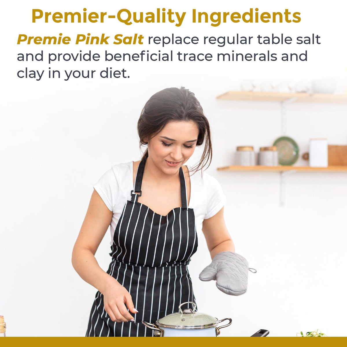 Premier Research Labs Pink Salt - Our Pink Sea Salt is a Hawaiian Red Alaea Sea Salt and Australian Salt Blend for Cooking, Baking with Minerals and Rich Taste - 12 oz