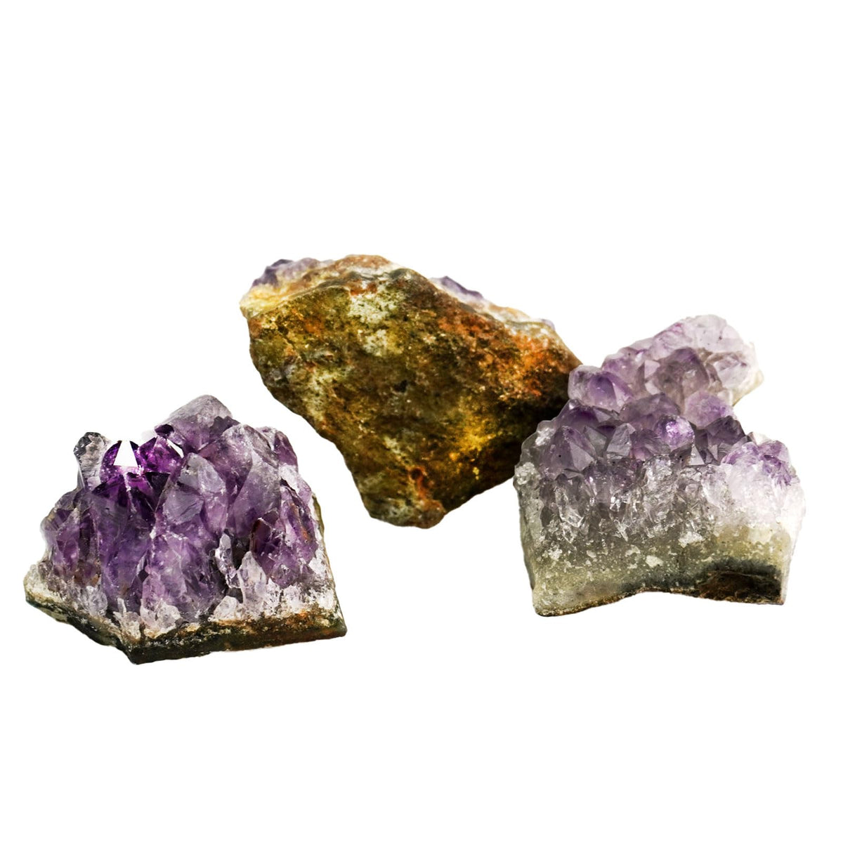 Sisamn Raw Amethyst Geode Cluster 1 Pc Natural Amethyst Crystal Rock Irregular Real Healing Crystal for Home Decor Specimen