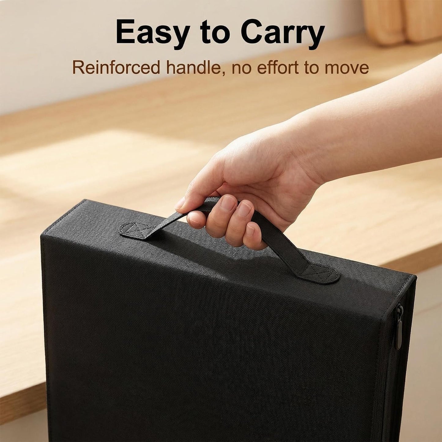 Salajory CD DVD Bluray Storage Binder with Handles - Holds 136 Discs & 68 Booklet Pockets, PU Leather Cover for Blu-ray Movies, Music CDs, Audio Disks, Portable Media Organizer