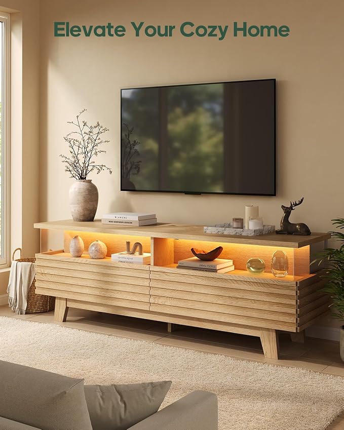 HAUOMS 59" TV Stand for Living Room