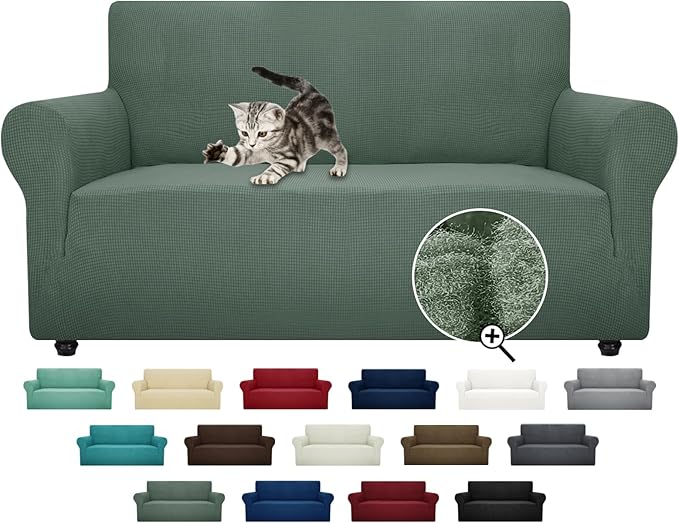 ZNSAYOTX Super Stretch Couch Cover Love Seat Sofa Covers
