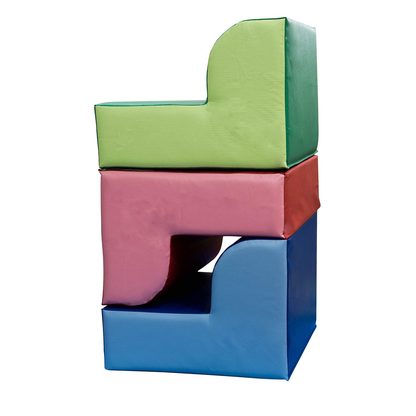 Children's Factory Library Lounger, Flexible Seating Classroom Furniture, Comfy Kids Chairs, Blue/Sky Blue, Single Lounger