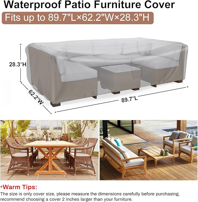 Heavy Duty Patio Furniture Covers Waterproof, Mrrihand Patio Furniture Outdoor