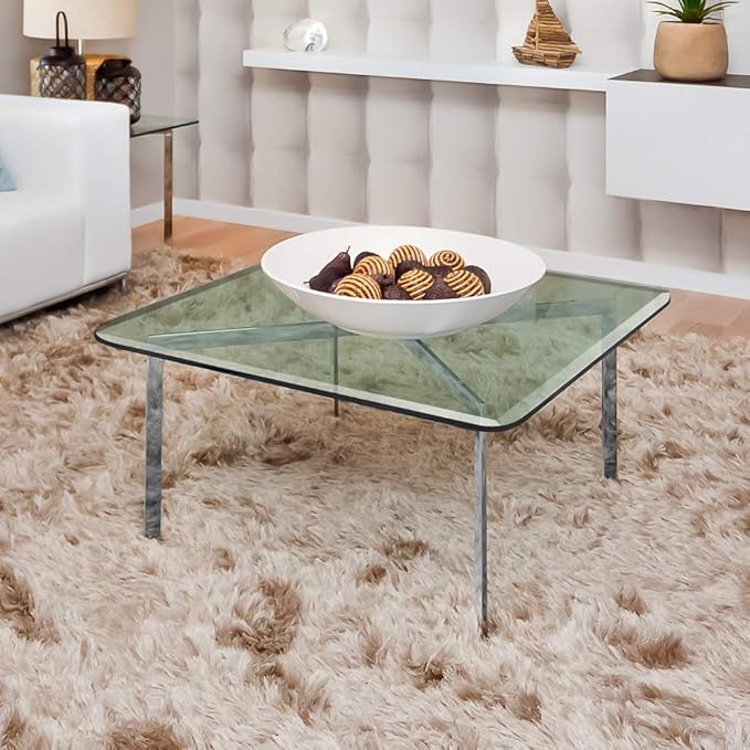 Dulles Glass 12 inch Square Glass Table Top