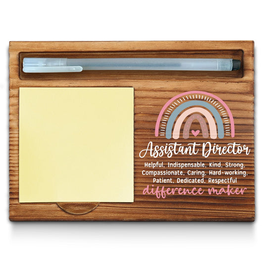 Assistant Director Sticky Note Holder, Assistant Director Office Decor, Assistant Director Gifts, Assistant Director Thank You Appreciation Gifts for Women Self-Stick Note Pad Holders WPP10