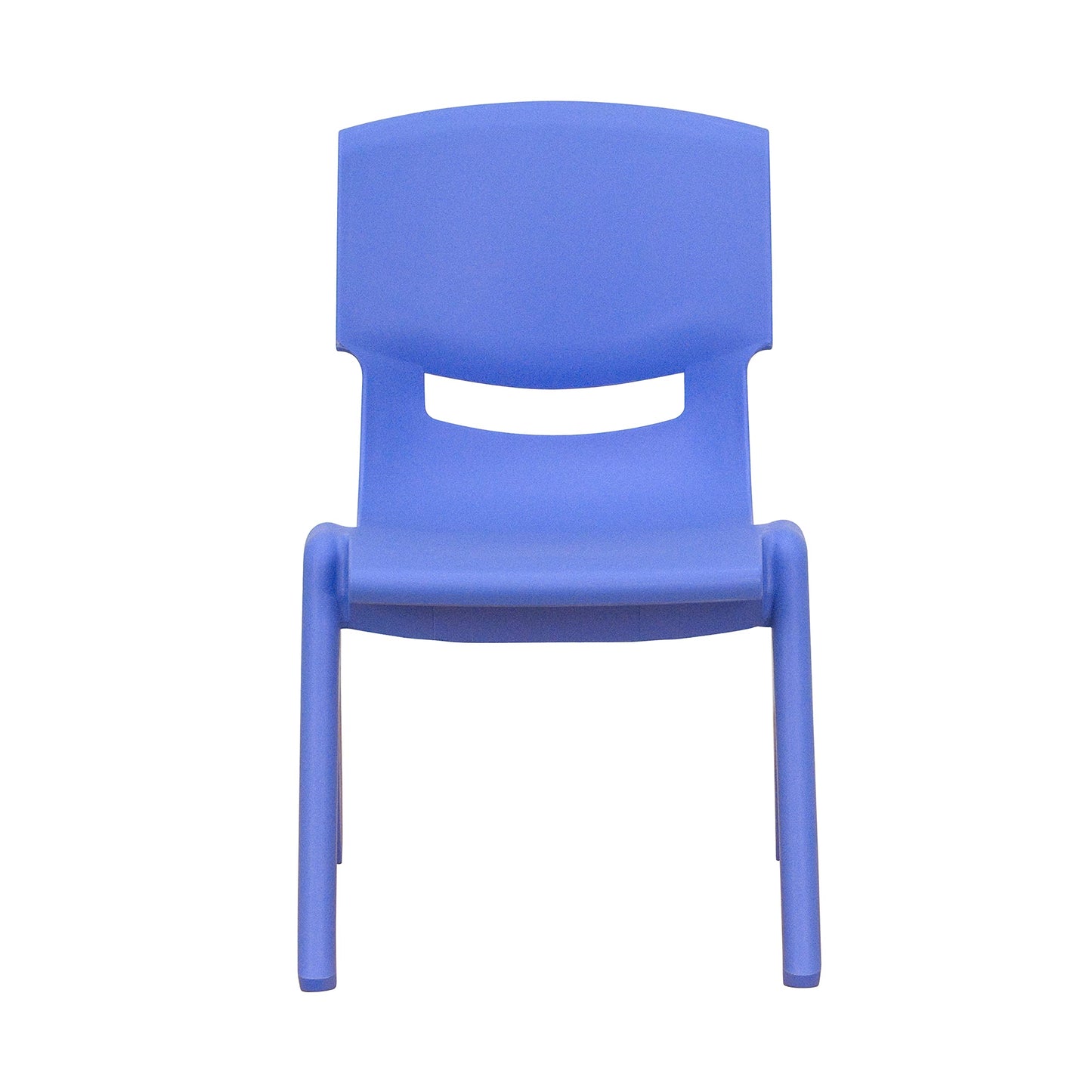 Flash Furniture Whitney 10 Pack Blue Plastic Stackable School Chair with 10.5'' Seat Height