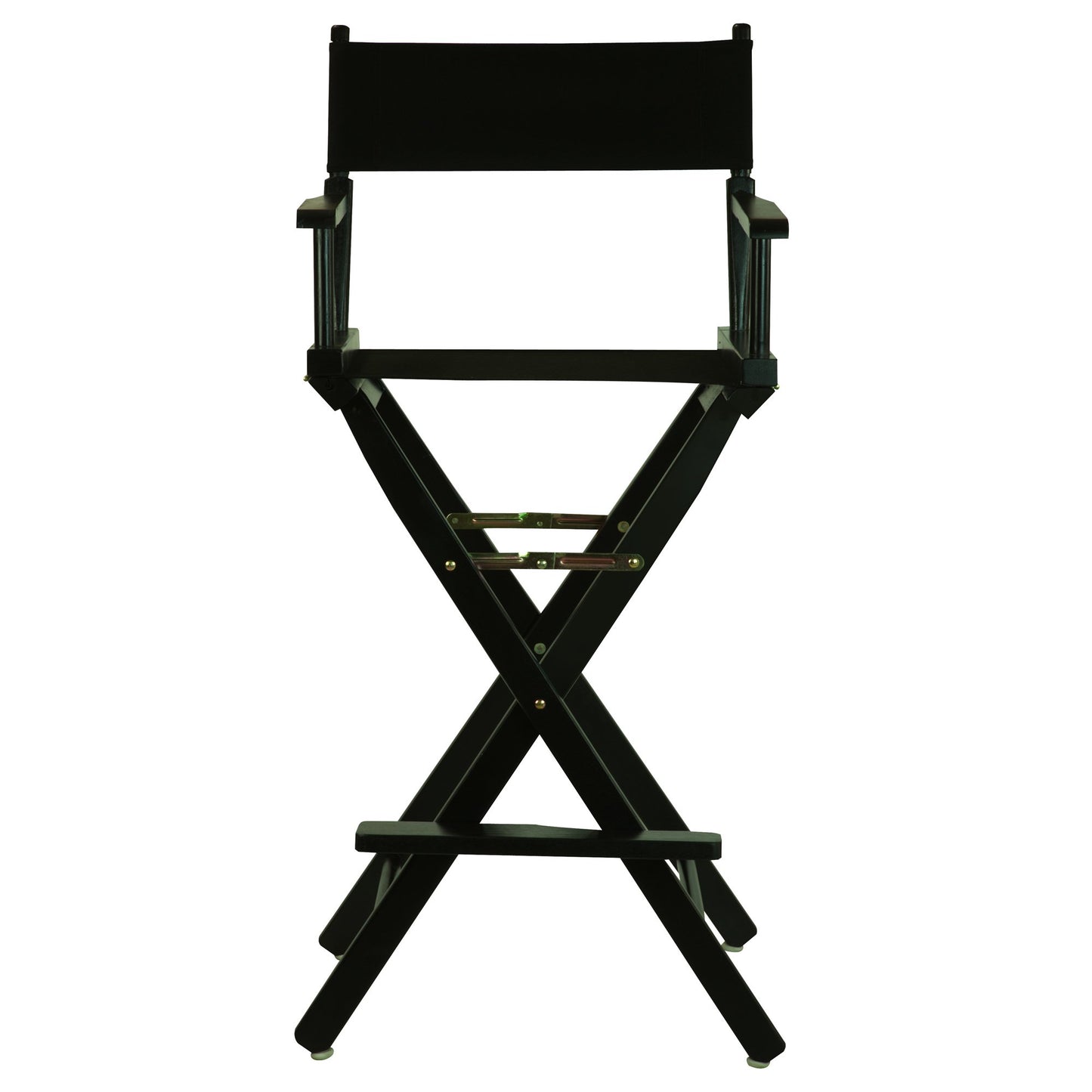 Casual Home Director's Chair ,Black Frame/Black Canvas,30" - Bar Height