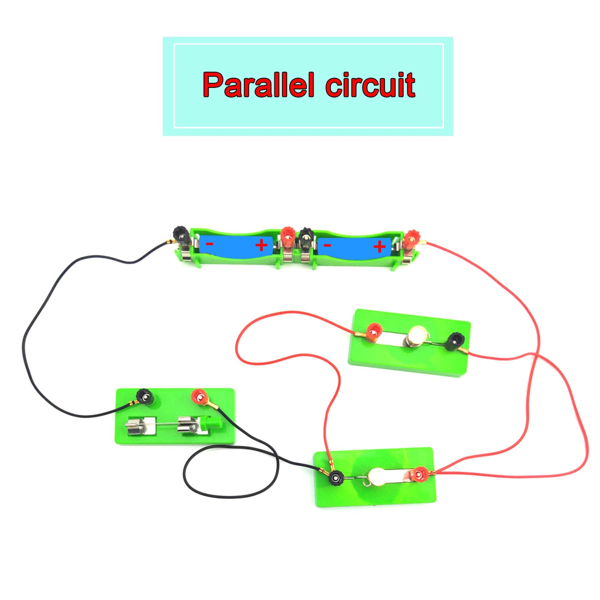 EUDAX Physics Science Lab Learning Circuit kit,Electricity Experiment Set,Building Circuits for Student Junior Senior High School Students (Basic kit)