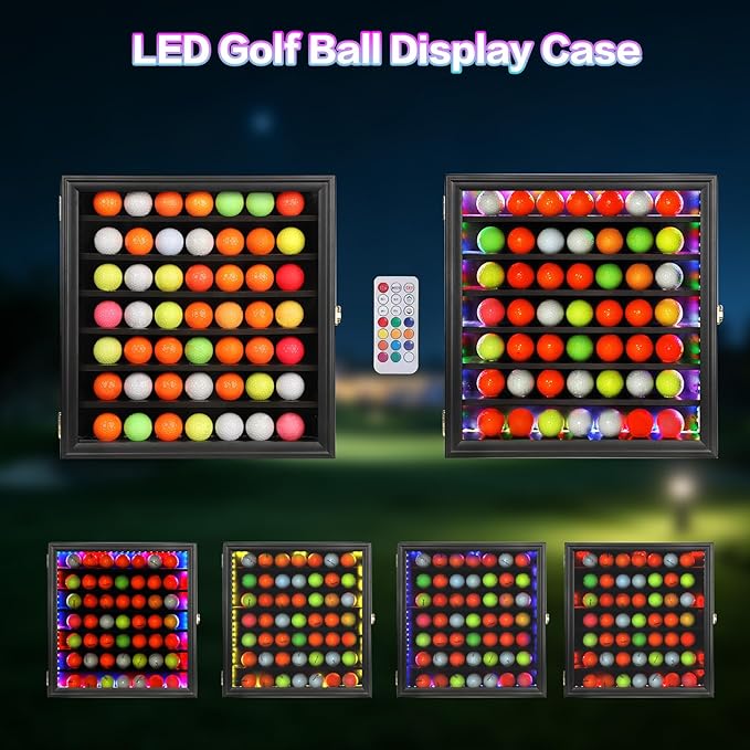 KCRasan 49 Golf Ball Display Case