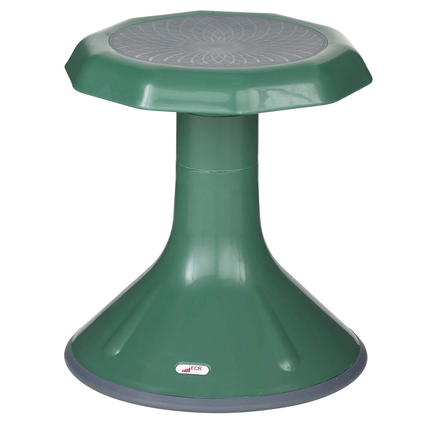 ECR4Kids ACE Active Core Engagement Wobble Stool, 15-Inch Seat Height, Flexible Seating, Green