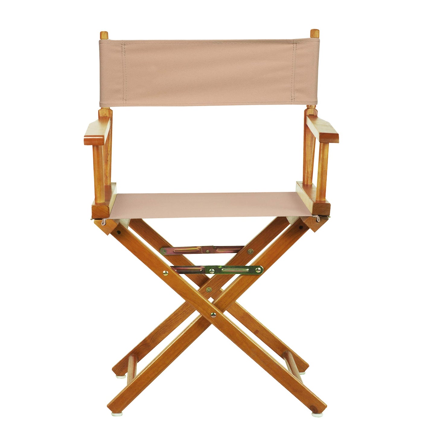 Casual Home Director's Chair ,Honey Oak Frame/Tan Canvas,18" - Classic Height