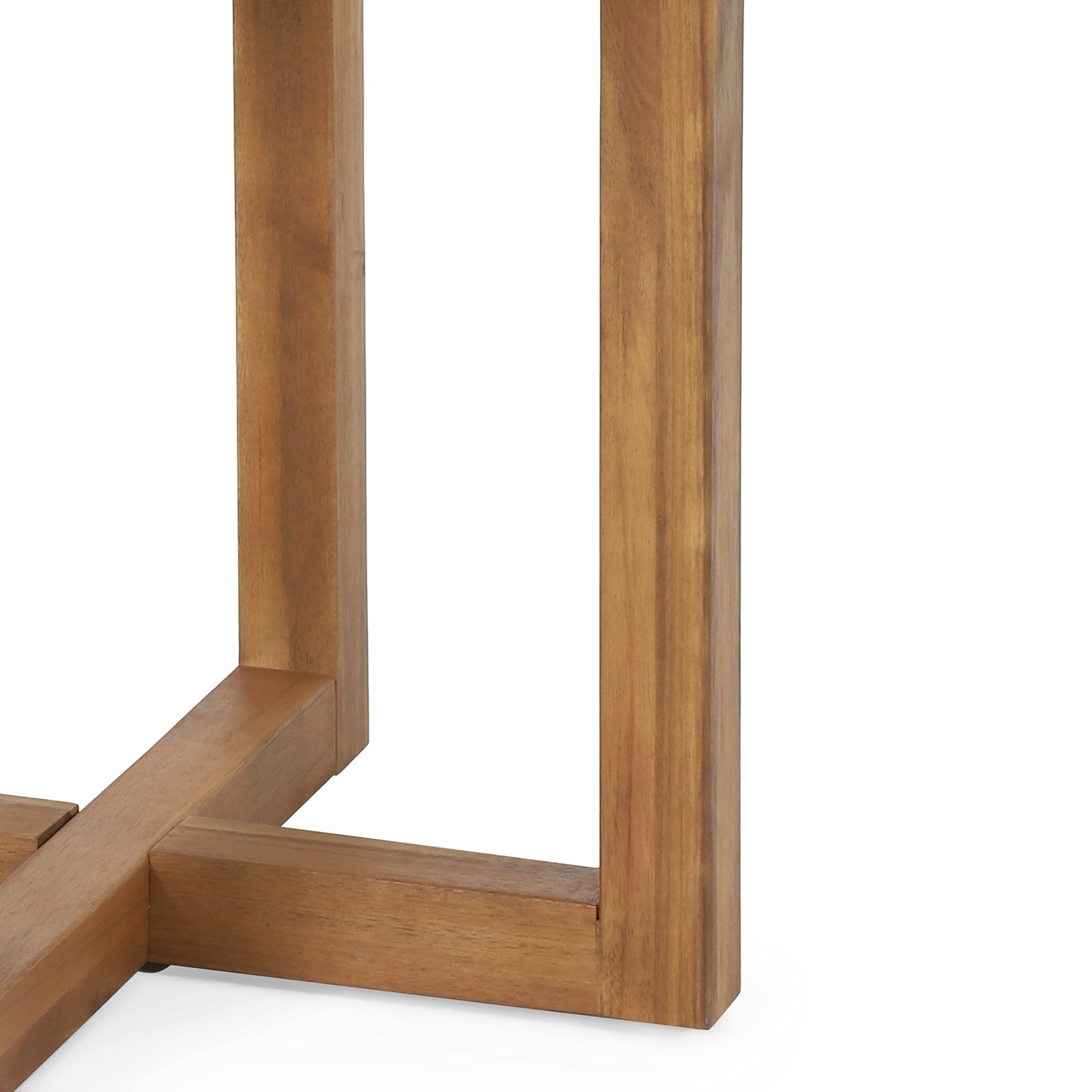 Hamel Outdoor Circular Side Table - Acacia Wood - Teak