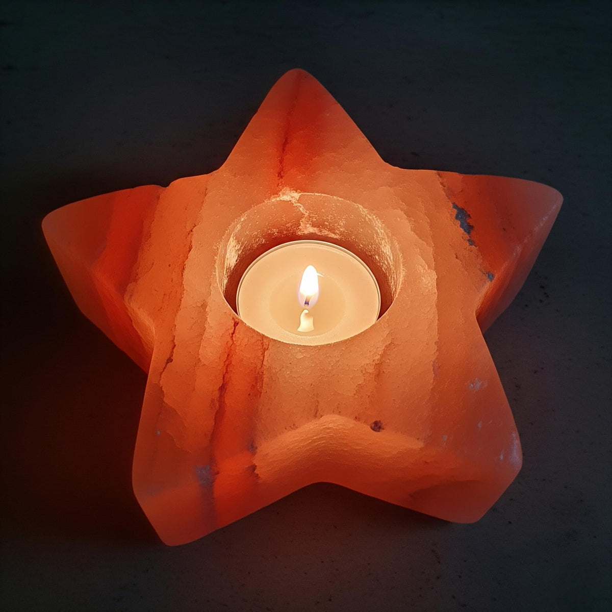 2 Tealight Candle Holders Star Shaped, 5x5x2, 2.5 lbs Each