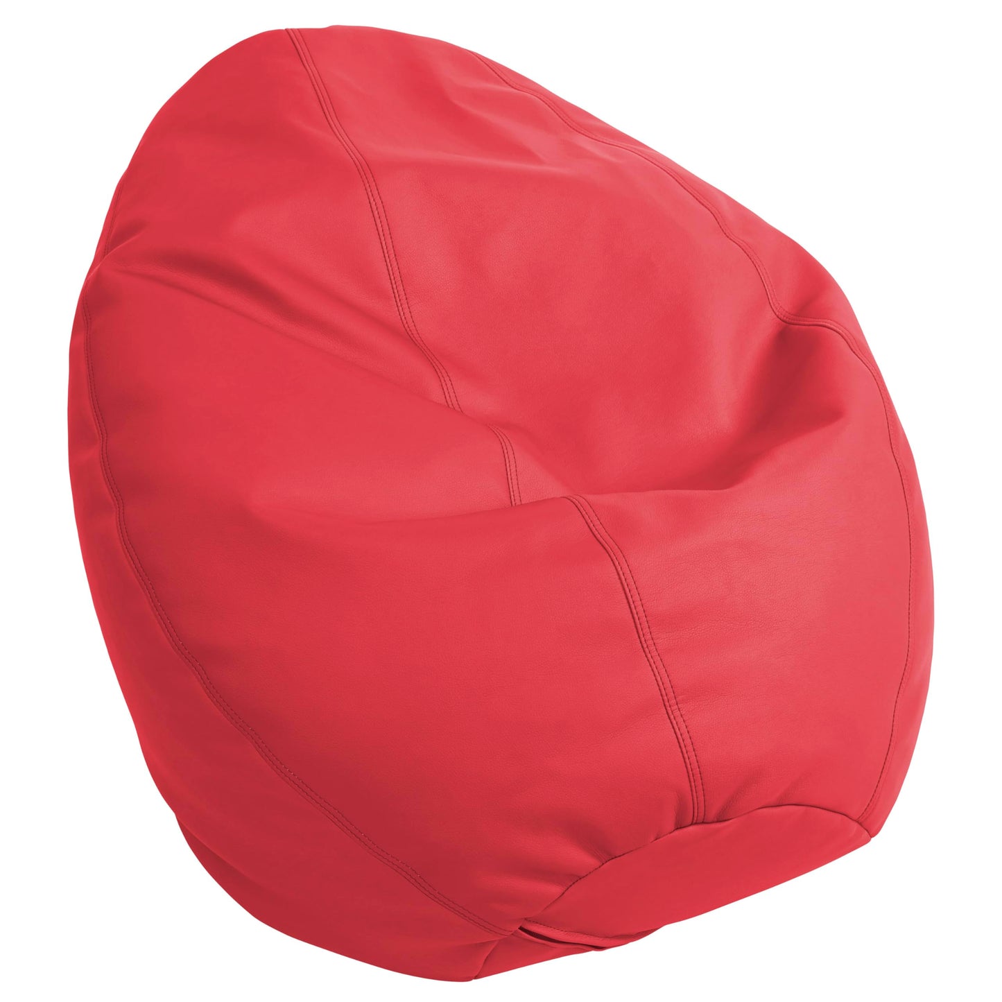 FDP SoftScape Dew Drop Bean Bag Chair with Supportive High-Back Design, For Kids, Teens and Adults, Alternative Seating for Dorms, Schools, Libraries, Daycares or Home - Red