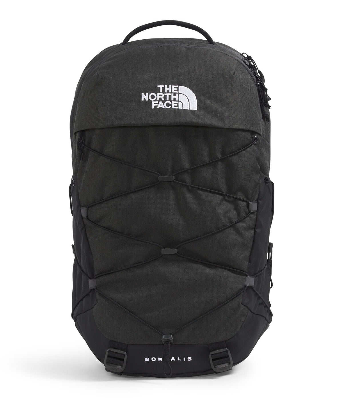 The North Face Borealis Commuter Laptop Backpack - Water Repellent, Laptop Sleeve, Large Main Compartment, Asphalt Grey Light Heather/TNF Black-NPF, One Size