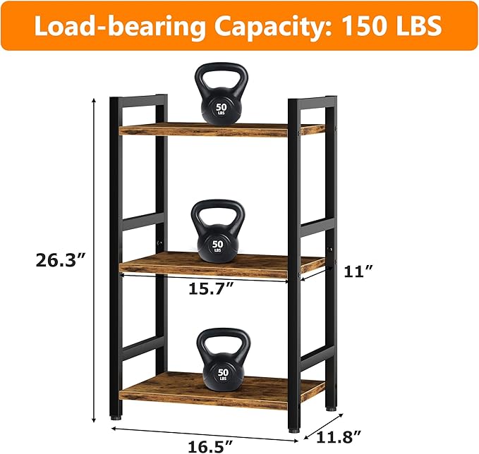 Book Shelf, 3 Tier Bookcase
