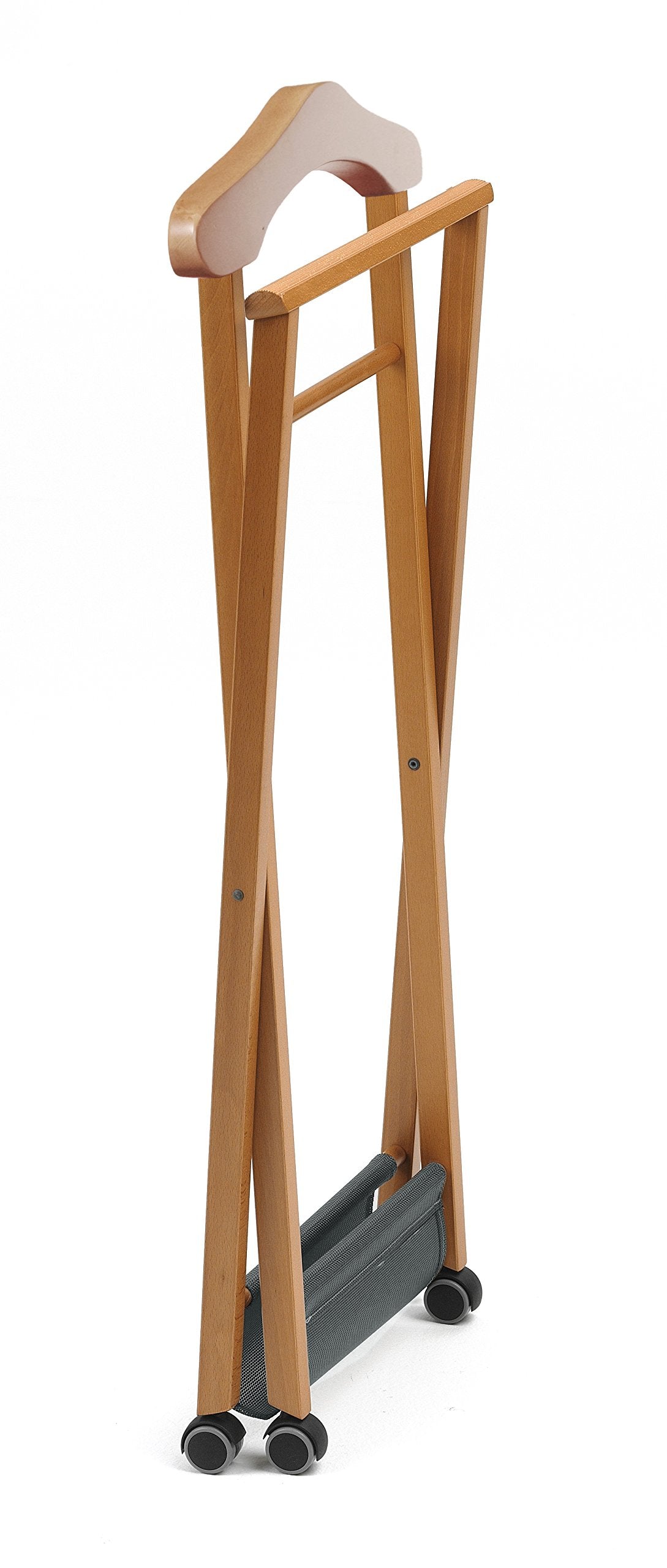 Arredamenti Italia AR_IT- 119 NELSON folding bedroom valet, finishing cherry wood