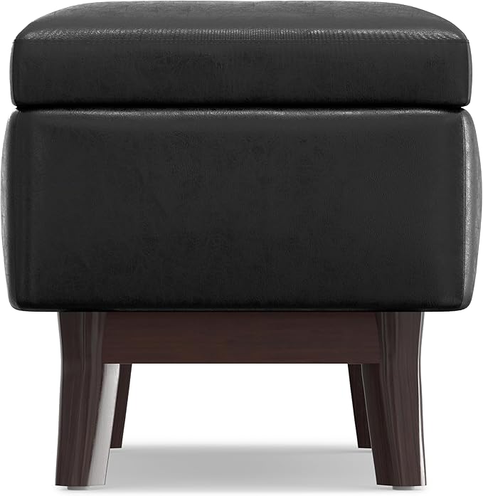 SIMPLIHOME Owen Small Rectangular Storage Ottoman