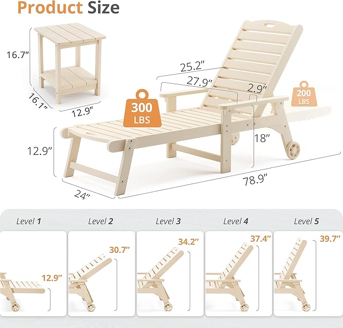 LUE BONA Lounge Chair Outdoor