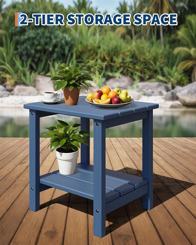 GarveeLife Poly Lumber Rocking Chair Outdoor Set of 4