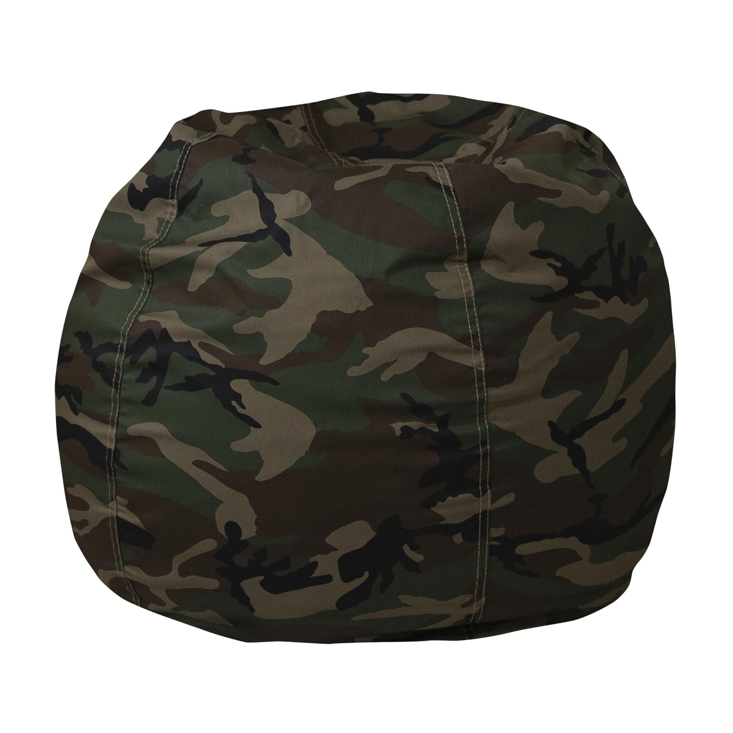 Flash Furniture Dillon Small Bean Bag Chair for Kids and Teens, Foam-Filled Beanbag Chair with Machine Washable Cover, Camouflage