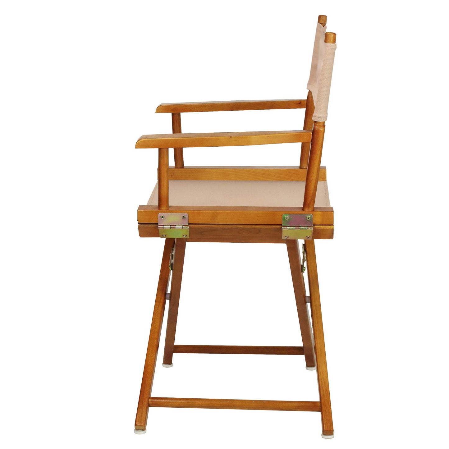 Casual Home Director's Chair ,Honey Oak Frame/Tan Canvas,18" - Classic Height
