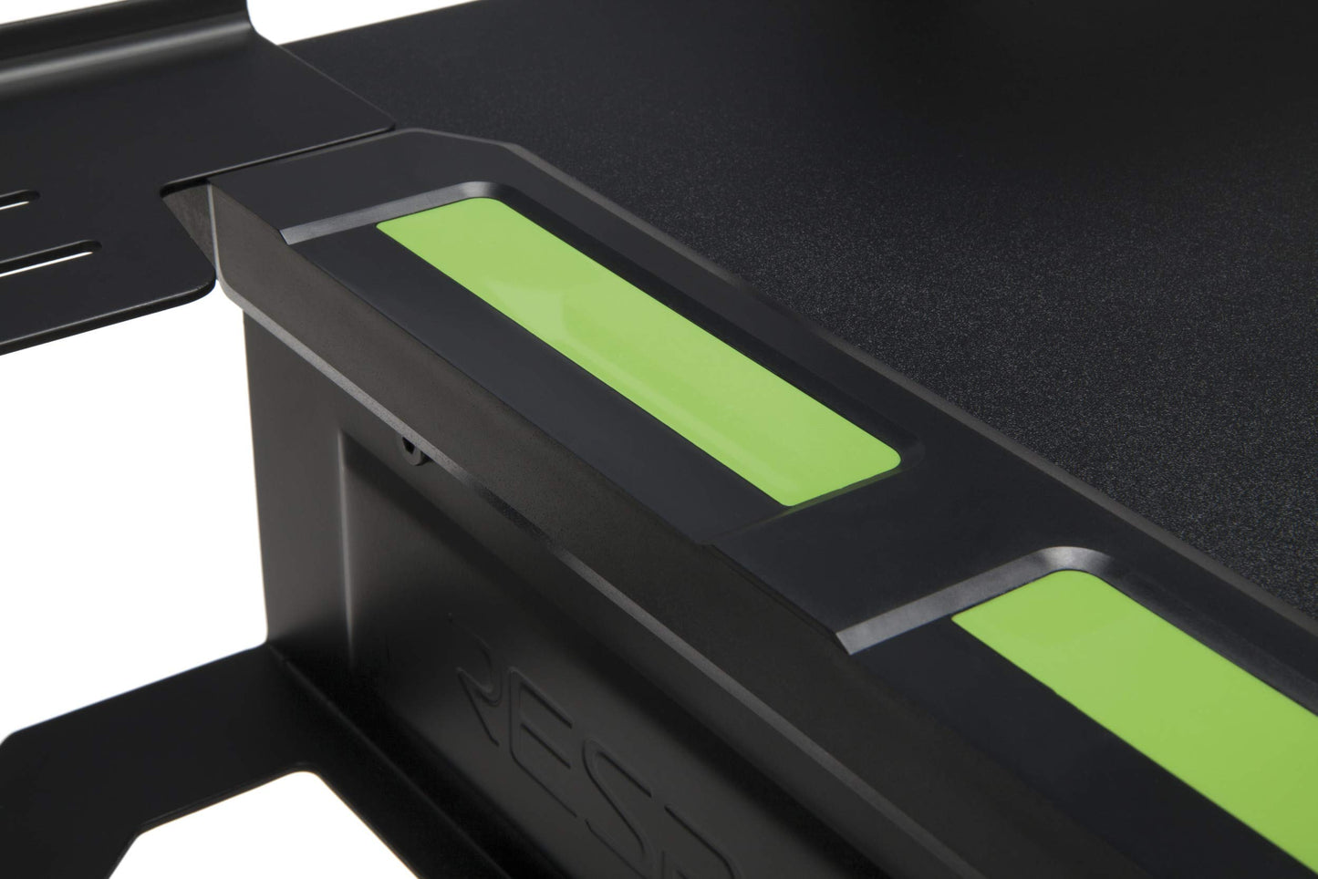 RESPAWN 3010 Gaming Computer Desk Ergonomic Height Adjustable Gaming Desk, in Green RSP 3010 GRN