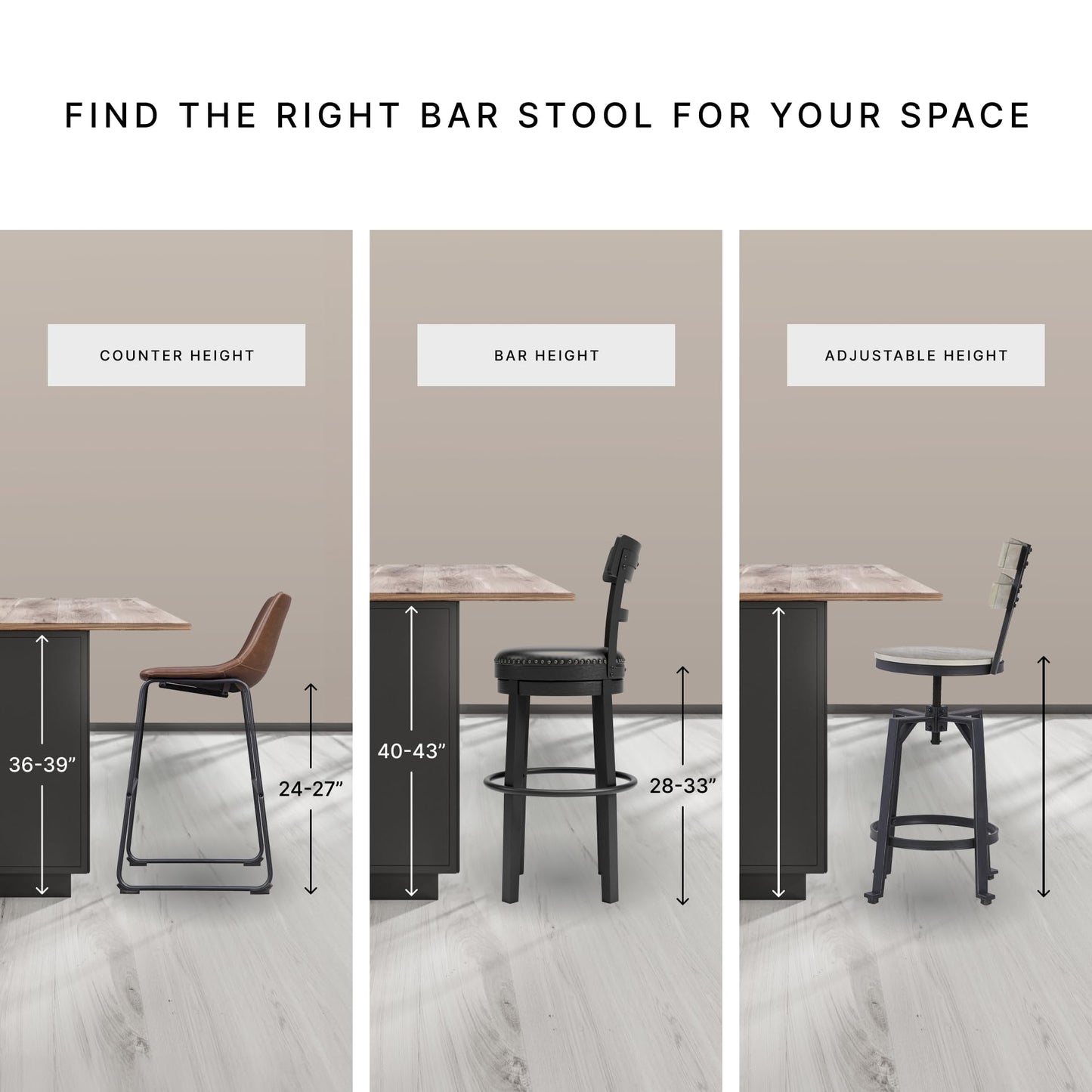 Signature Design by Ashley Valebeck Swivel Barstool With Back, Rustic-Industrial Wood and Metal, 360-Degree Swivel Counter Height Stool for Kitchen Island Seating, Linen Color