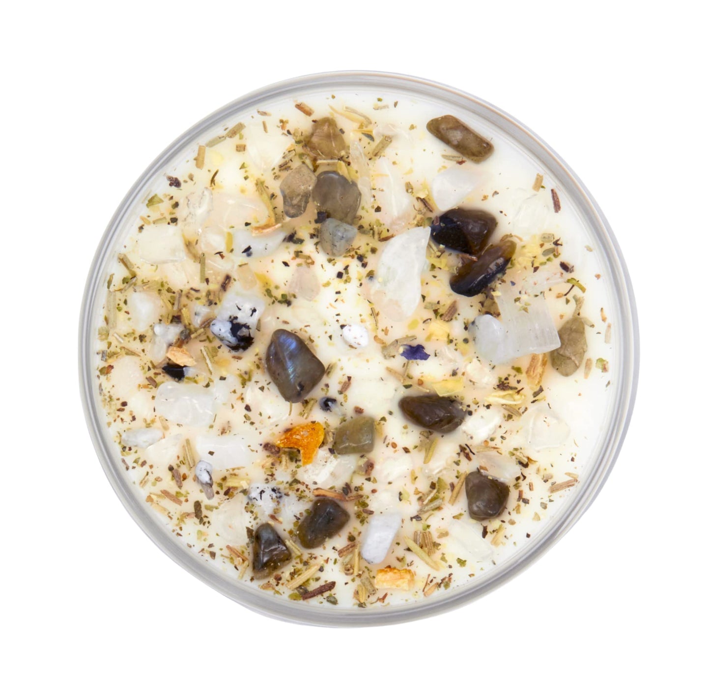 New Moon Beginnings Full Moon Candle - Purification & Cleansing - Floral, Citrusy, Warm, Sweet - Jasmine, Violet, Bergamot - 12oz Glass Jar