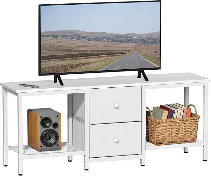 TV Stand Suitable for TVs up to 55 Inches, Entertainment Center