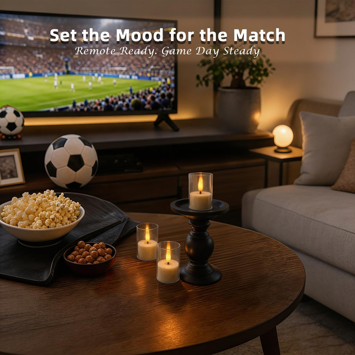 Utwickeln Rechargeable Flameless Tea Light Candles, LED Tea Lights with Remote & 2-8H Timer, 6-Pack, USB-C, Acrylic, White, for Home, Wedding, Dinner Party, Sports Bar Night, Living Room & Hotel