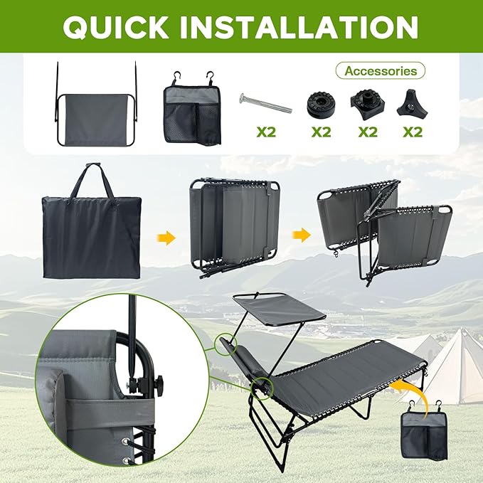 Outdoor Folding Lounge Chair