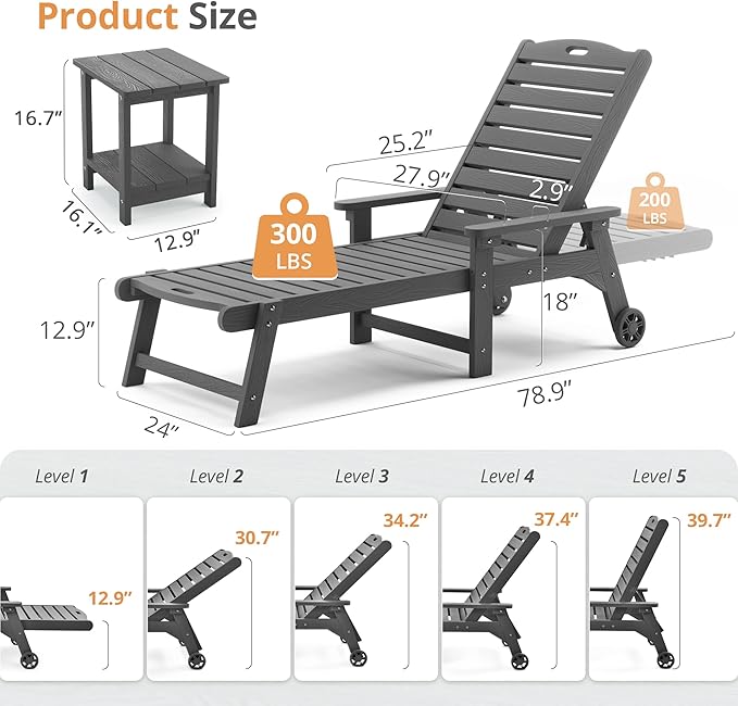 LUE BONA Lounge Chair Outdoor