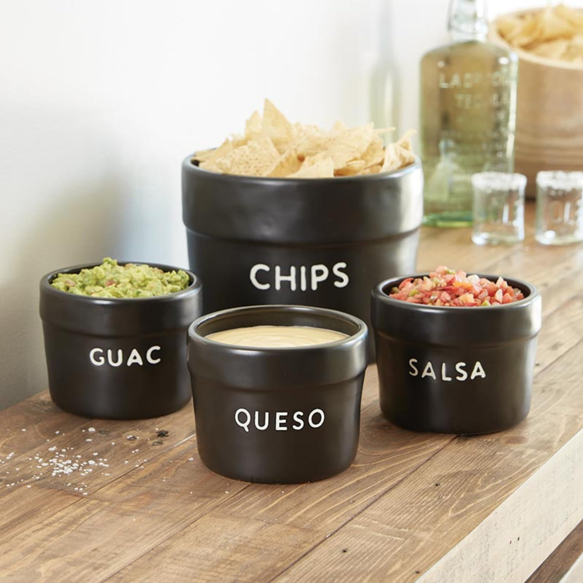 Santa Barbara Design Studio Serving Bowls Taco Night Ceramic Bowl, Small, Salsa